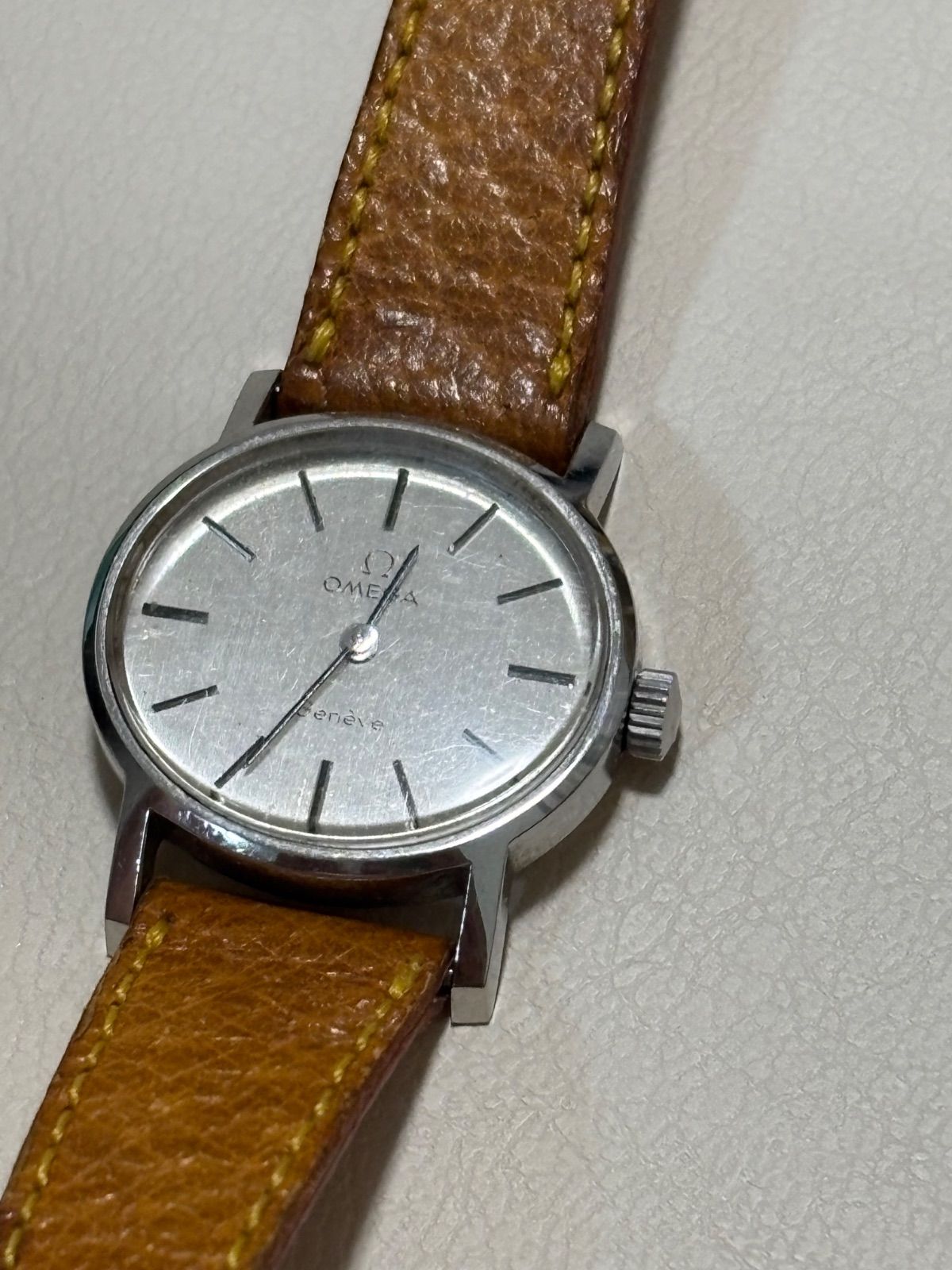 Omega Hand -Wound Clock Geneve