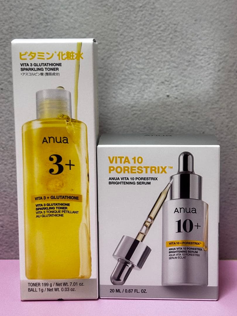 Anua Lotion, Toner Vita 3+ Glutathione