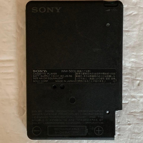 Sony Cassette Players Wm-503