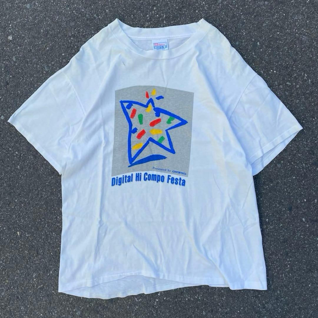 Vintage T -Shirt 90S Hanes Onkyo Usa L
