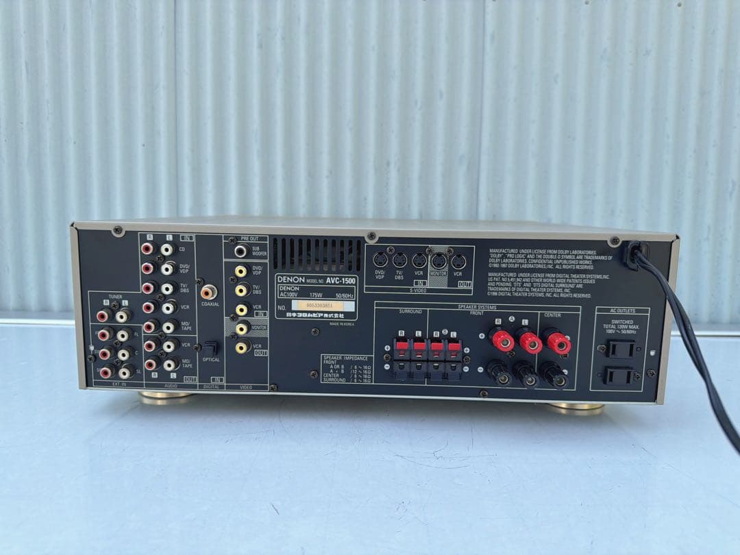 Denon Av Amplifiers Avc-1500 5.1Ch