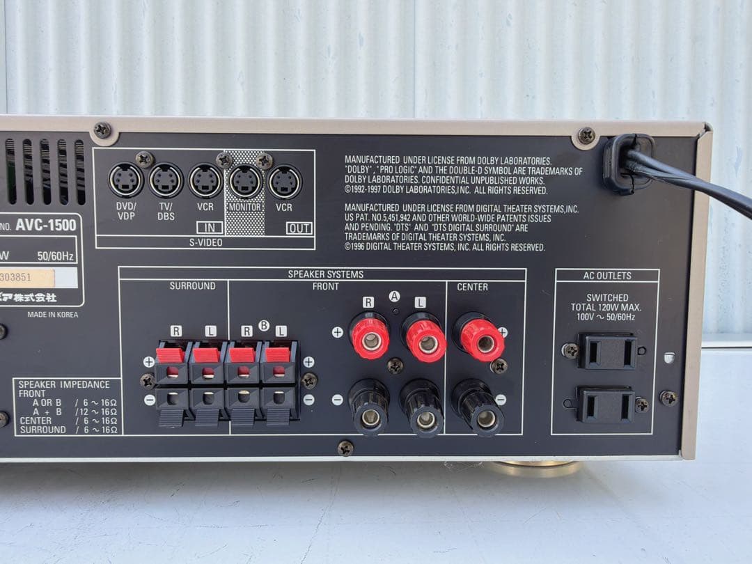 Denon Av Amplifiers Avc-1500 5.1Ch