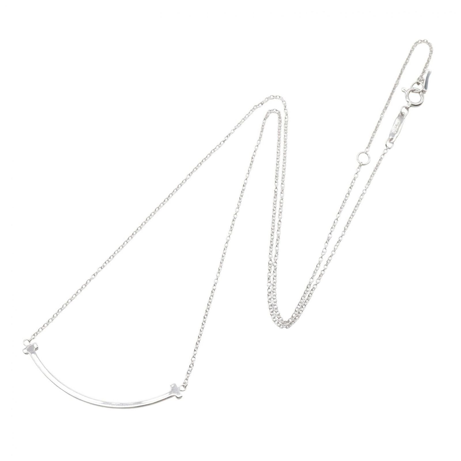 Tiffany Necklace Co T 41.5/46.5Cm Used A