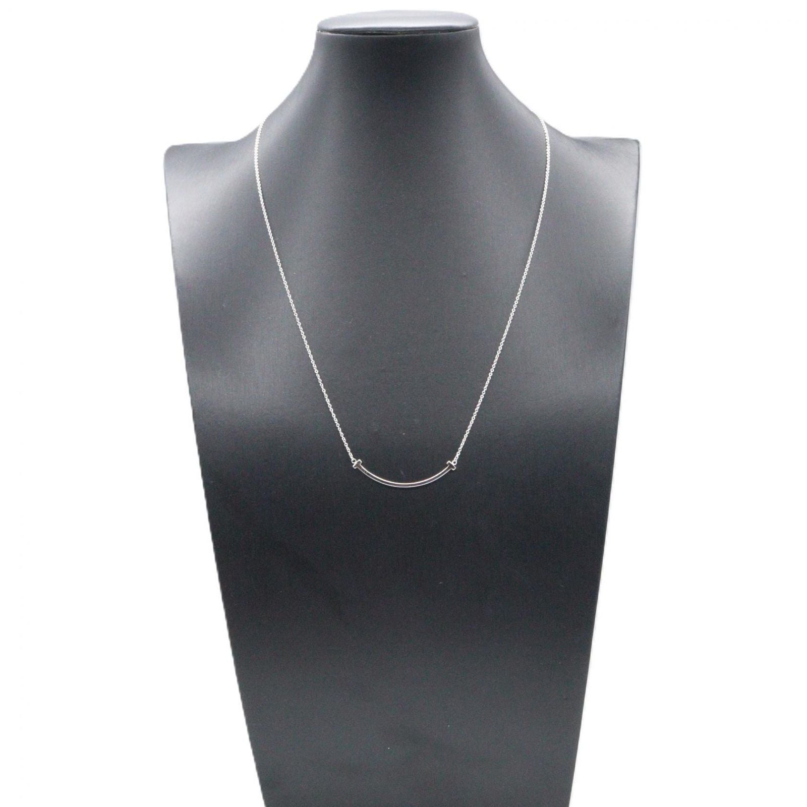 Tiffany Necklace Co T 41.5/46.5Cm Used A