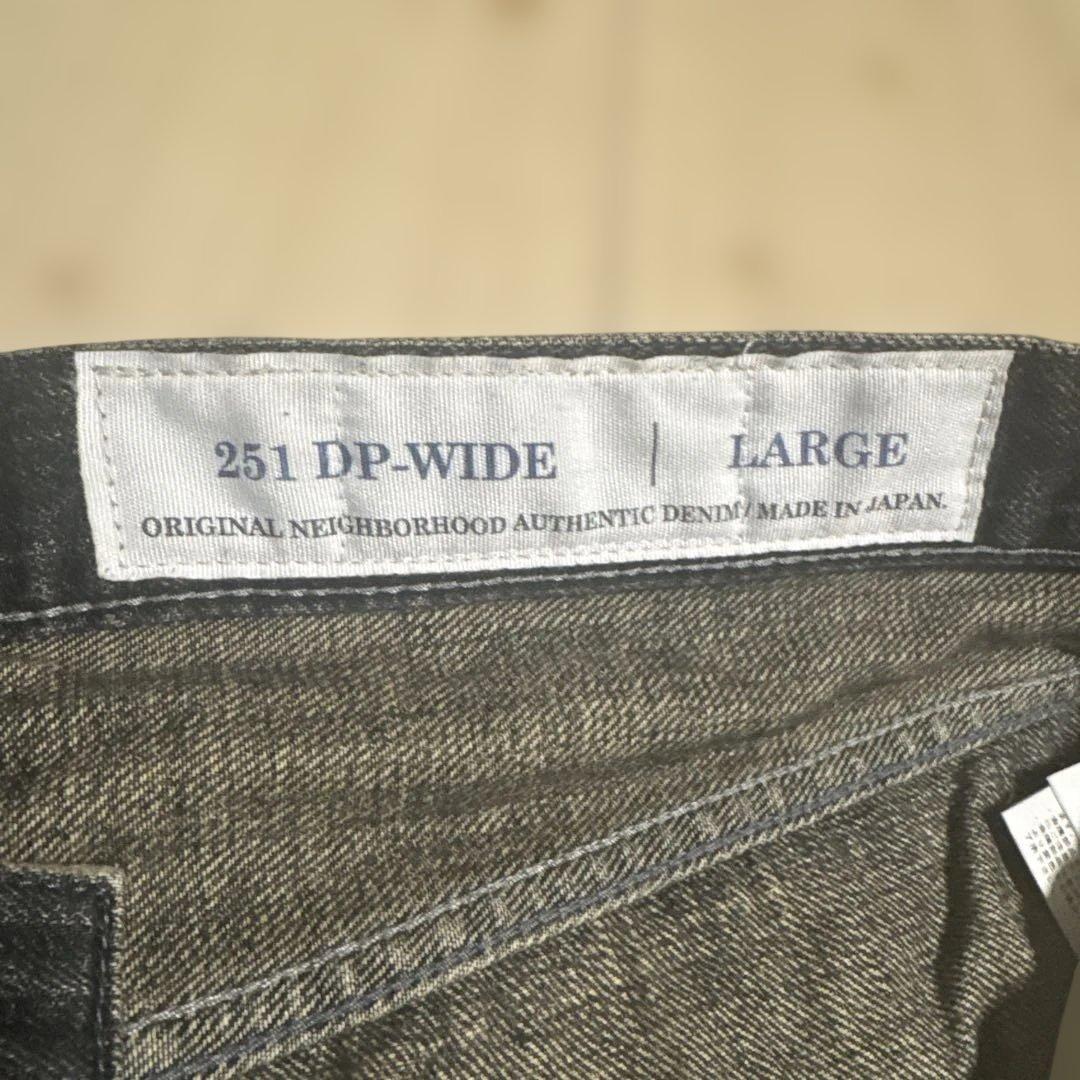 Neighborhood Straight Jeans Savage Denim Dp Wide Pants