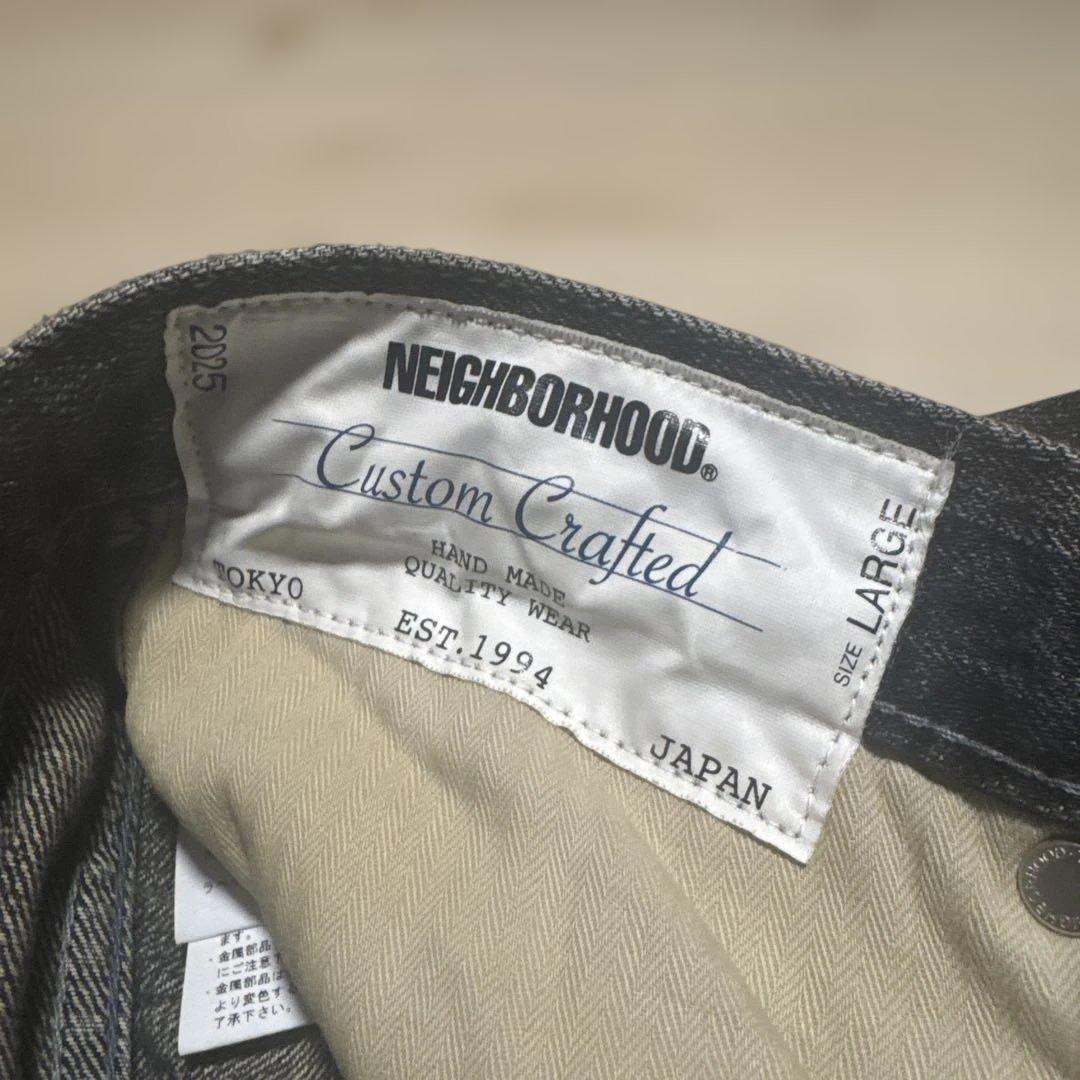 Neighborhood Straight Jeans Savage Denim Dp Wide Pants