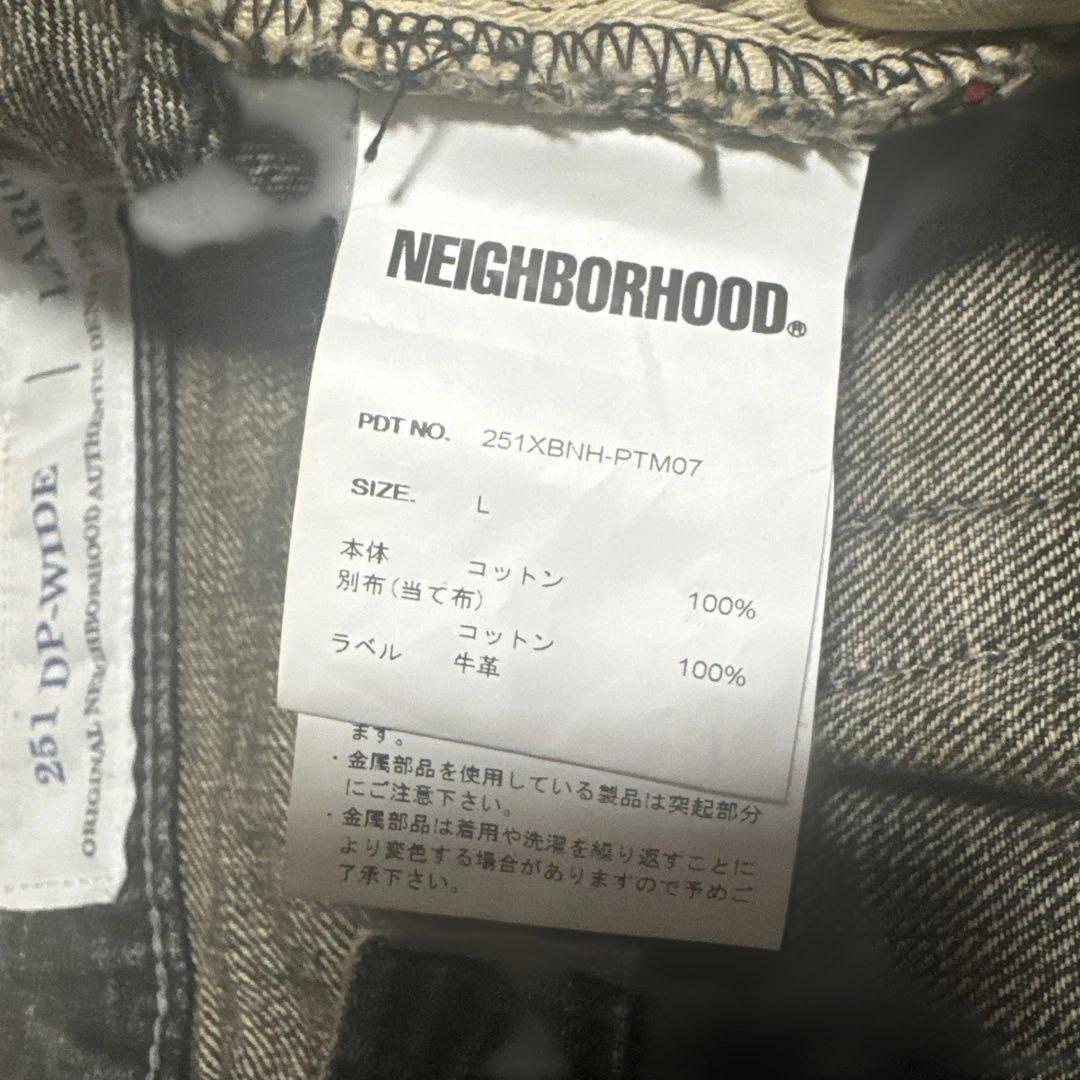 Neighborhood Straight Jeans Savage Denim Dp Wide Pants