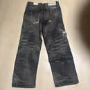 Neighborhood Straight Jeans Savage Denim Dp Wide Pants