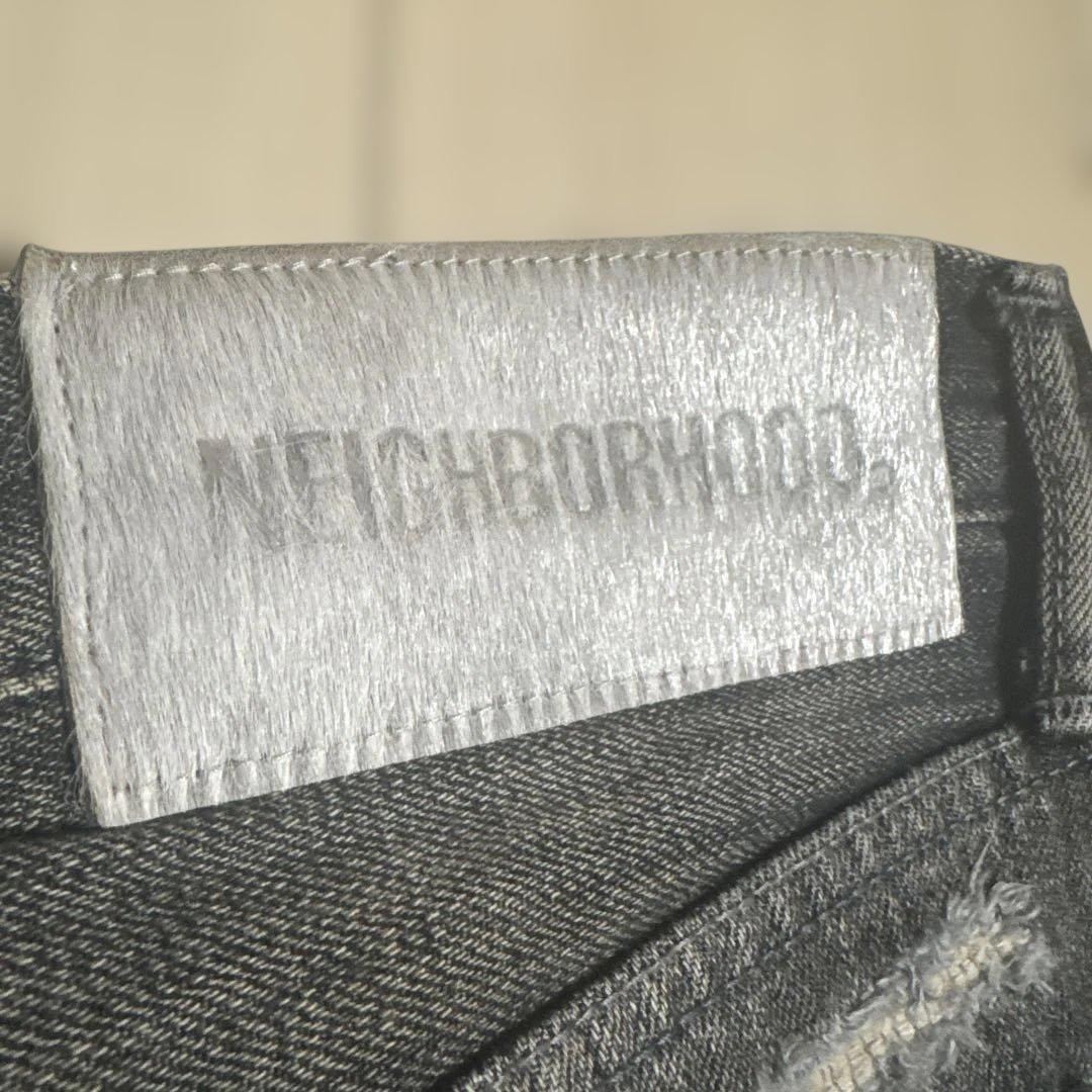 Neighborhood Straight Jeans Savage Denim Dp Wide Pants