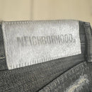 Neighborhood Straight Jeans Savage Denim Dp Wide Pants