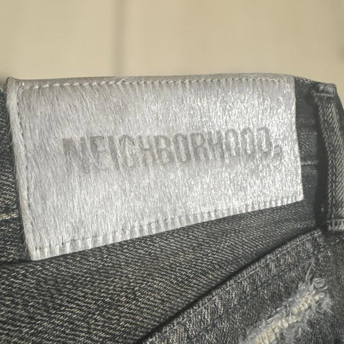 Neighborhood Straight Jeans Savage Denim Dp Wide Pants