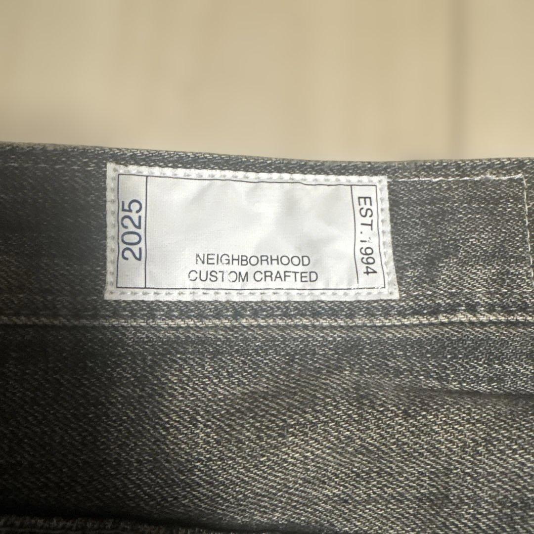 Neighborhood Straight Jeans Savage Denim Dp Wide Pants