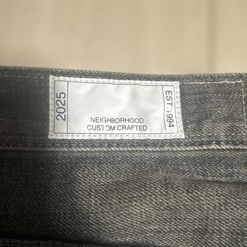 Neighborhood Straight Jeans Savage Denim Dp Wide Pants