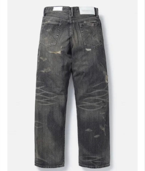 Neighborhood Straight Jeans Savage Denim Dp Wide Pants