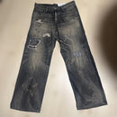 Neighborhood Straight Jeans Savage Denim Dp Wide Pants