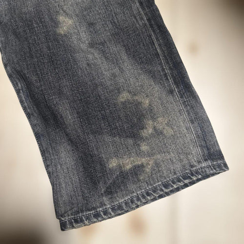 Neighborhood Straight Jeans Savage Denim Dp Wide Pants