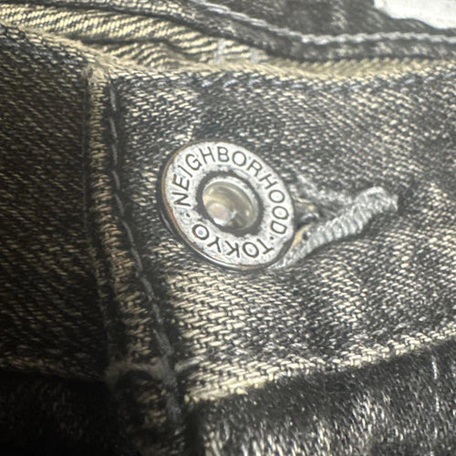 Neighborhood Straight Jeans Savage Denim Dp Wide Pants