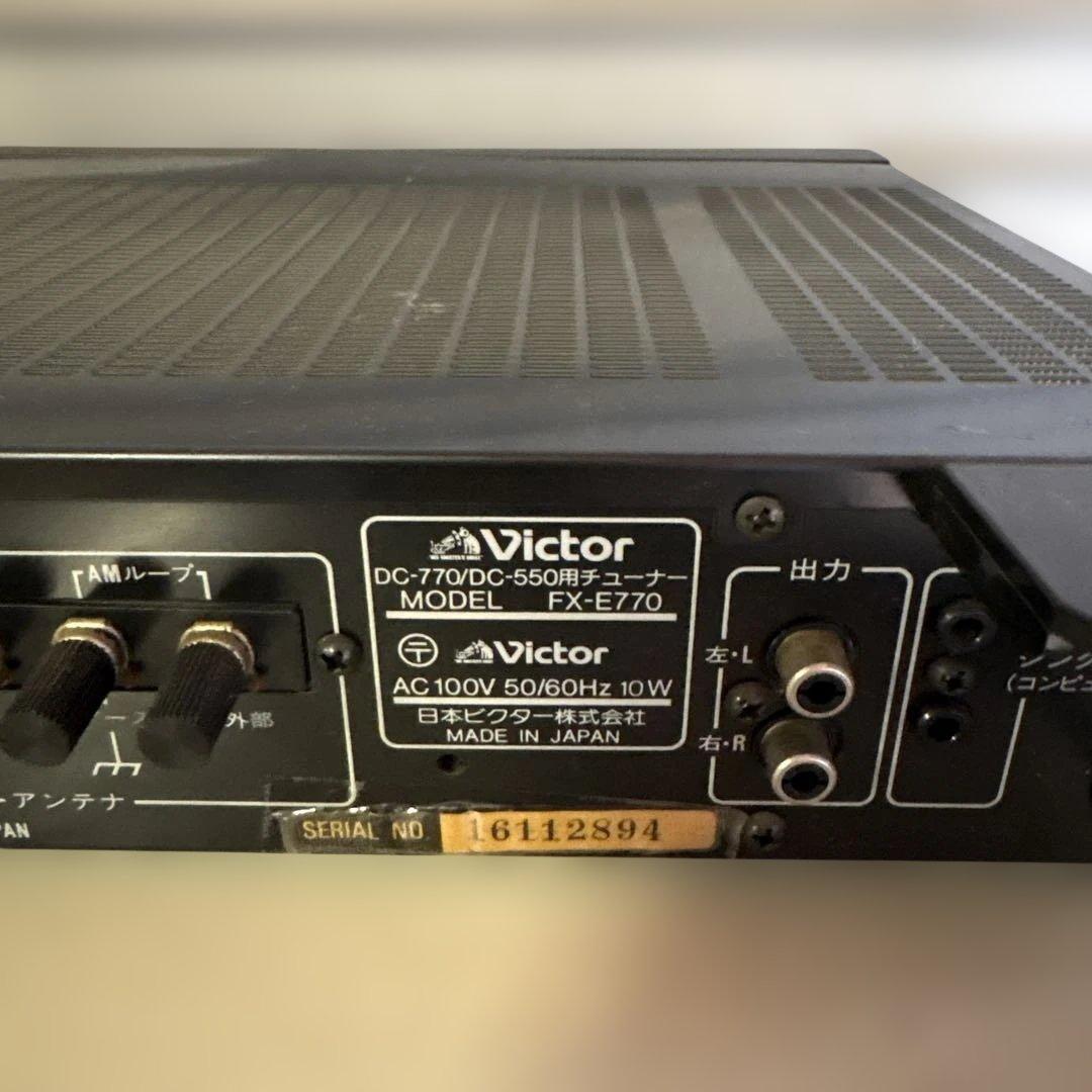 Victor Av Amplifiers Degital Synthesizer Tuner Fx-E770