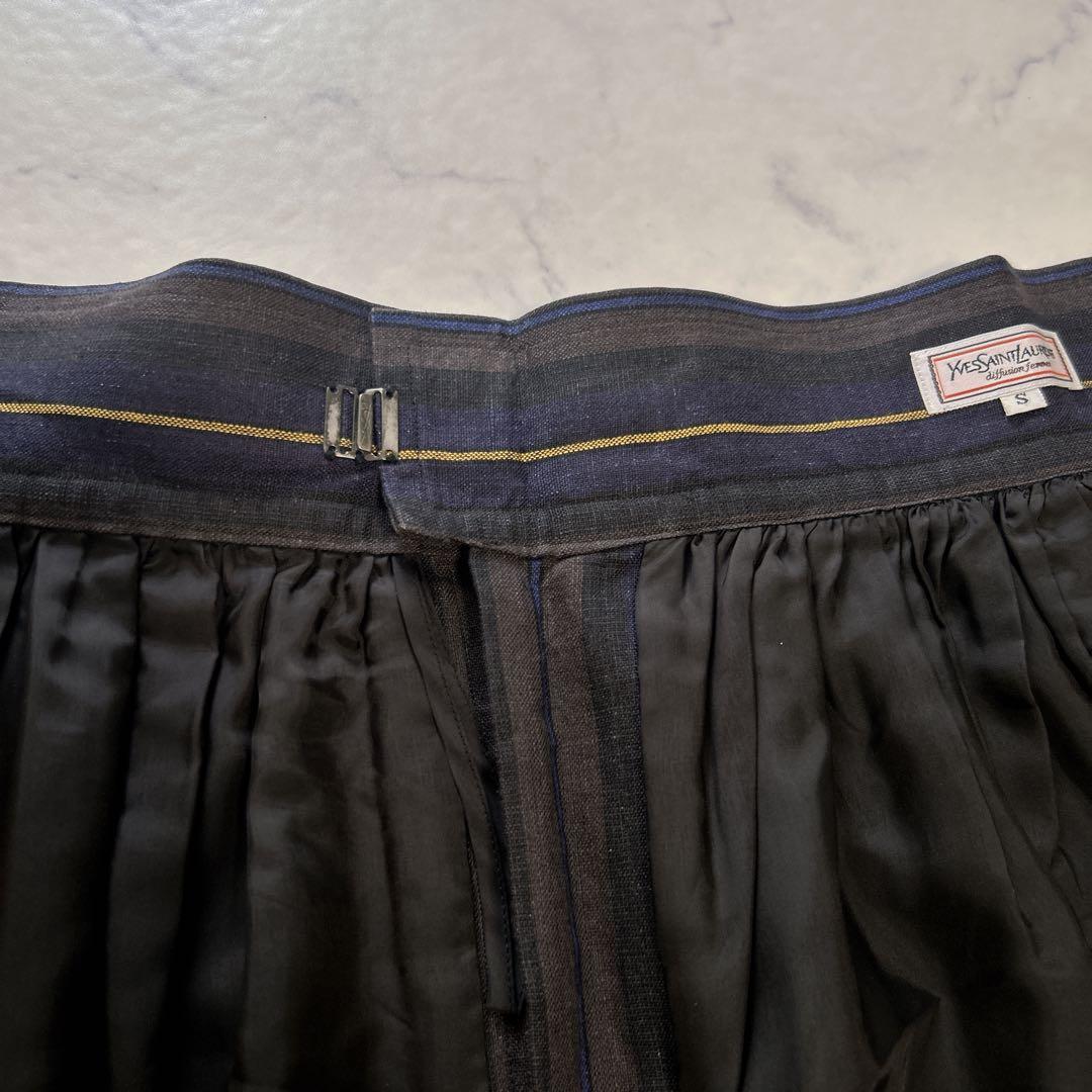 Yves Saint Laurent Jupes Flare 100% S 90S