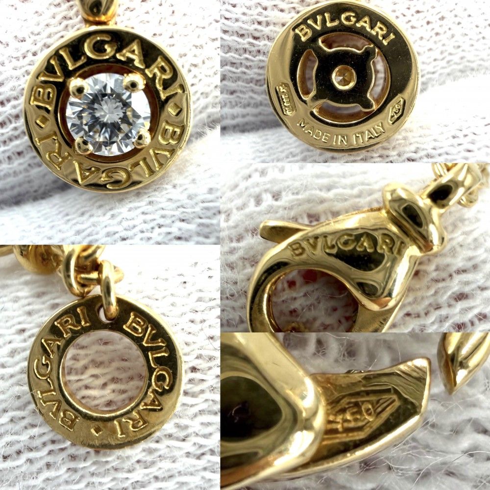 Bvlgari Necklace 1P 18 Yg Au750 K18 8.4G
