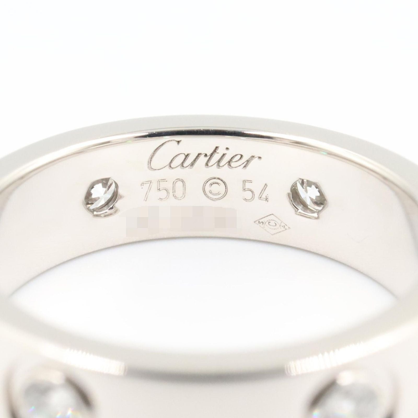 Cartier Ring 6Pd B4032500 K18Wg Used A