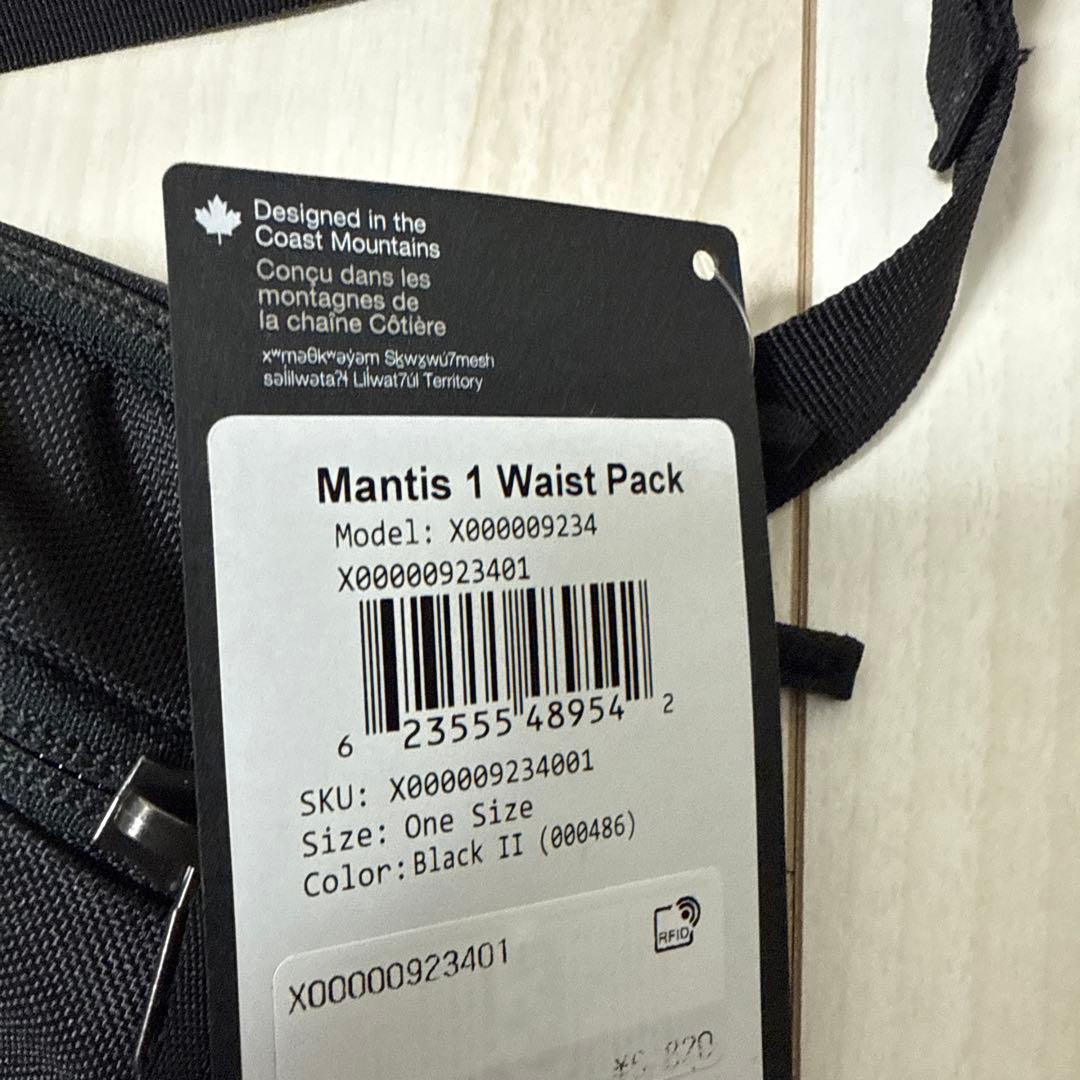Arc'Teryx Sling Bags Waist Pouches Mantis 1 Black Ii