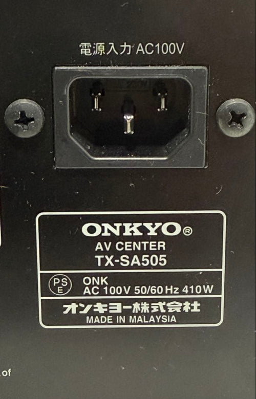 Onkyo Power Amplifiers Tx-Sa505 Av