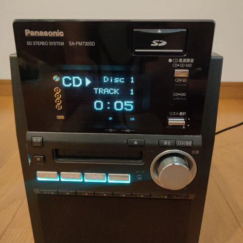 Panasonic Cd, Md Cassette Decks Sa-Pm730Sd