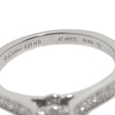 Cartier Ring 1895 #47 0.31Ct Pt Solitaire 90319341