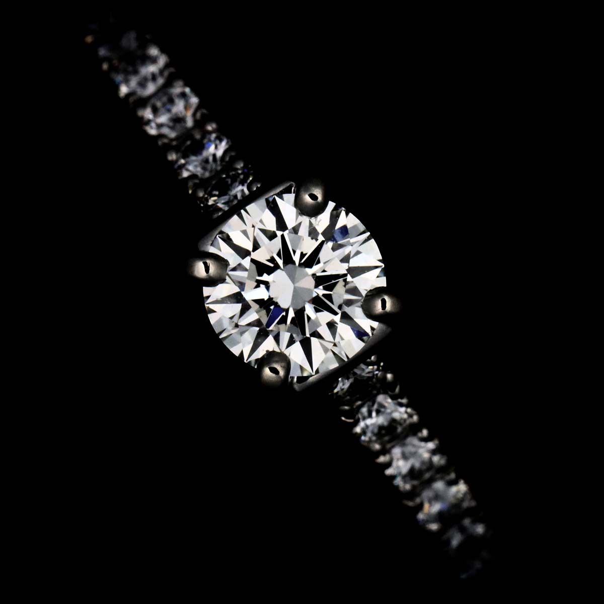 Cartier Ring 1895 #47 0.31Ct Pt Solitaire 90319341