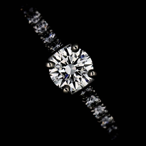Cartier Ring 1895 #47 0.31Ct Pt Solitaire 90319341