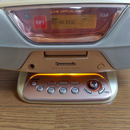 Panasonic Cd, Md Cassette Decks Personal System Rx-Mdx61