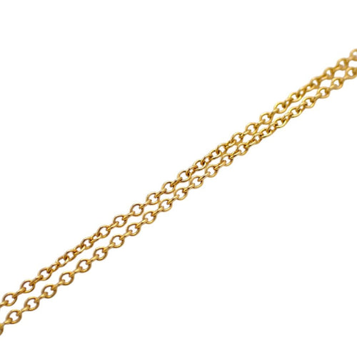Tiffany Necklace Co. 750 K18 Yg 5035