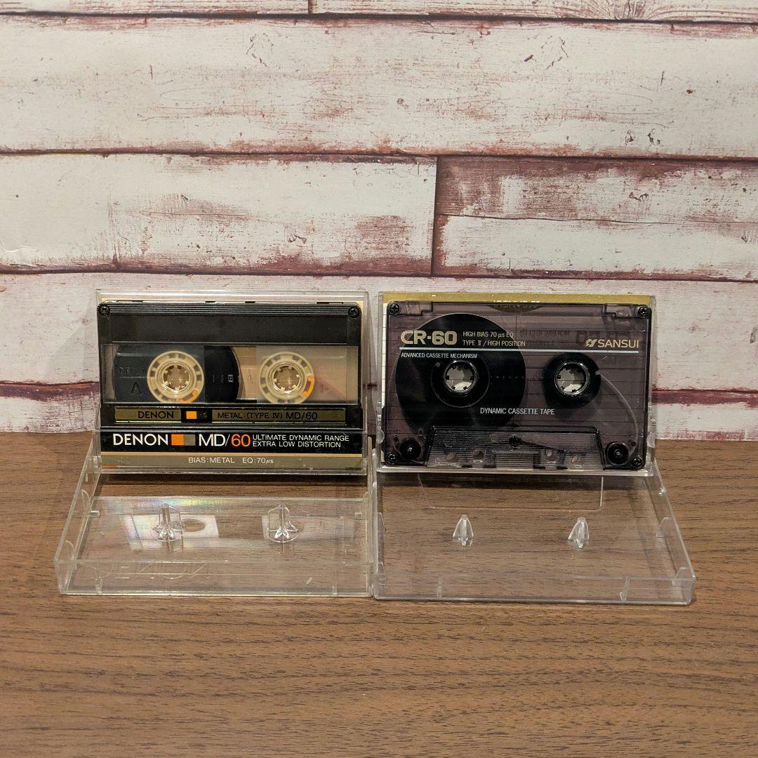 Sansui Cassette Tapes Cr-60 Denon Md60 2