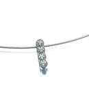 Gimel Necklace 0.153Ct I Pt950/Pt850 #164716