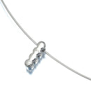 Gimel Necklace 0.153Ct I Pt950/Pt850 #164716