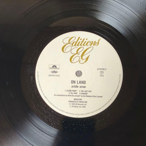 Western Music Ambient 4: On Land Brian Eno Lp