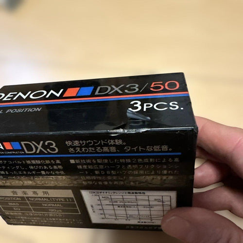 Denon Cassette Tapes Dx3 50 3P 2