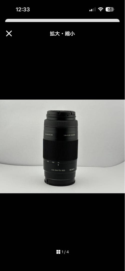 Sony Zoom Lenses 75-300Mm F4.5-5.6 Macro Sal75300