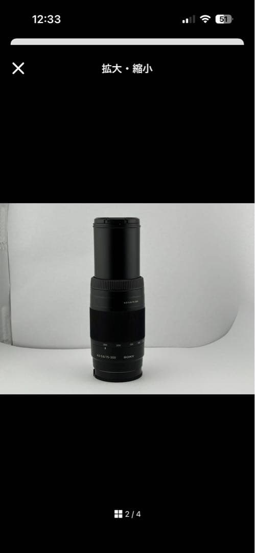 Sony Zoom Lenses 75-300Mm F4.5-5.6 Macro Sal75300