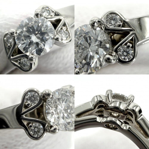 Cartier Ring 48 Pt950 0.31Ct 7.5 4.9G