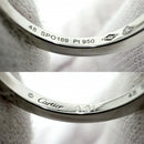 Cartier Ring 48 Pt950 0.31Ct 7.5 4.9G