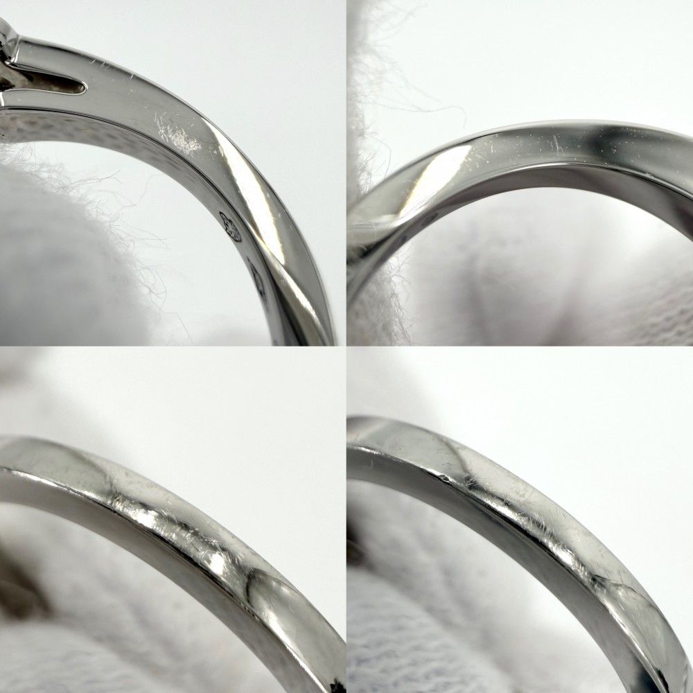 Cartier Ring 48 Pt950 0.31Ct 7.5 4.9G