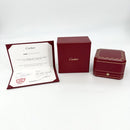 Cartier Ring 48 Pt950 0.31Ct 7.5 4.9G