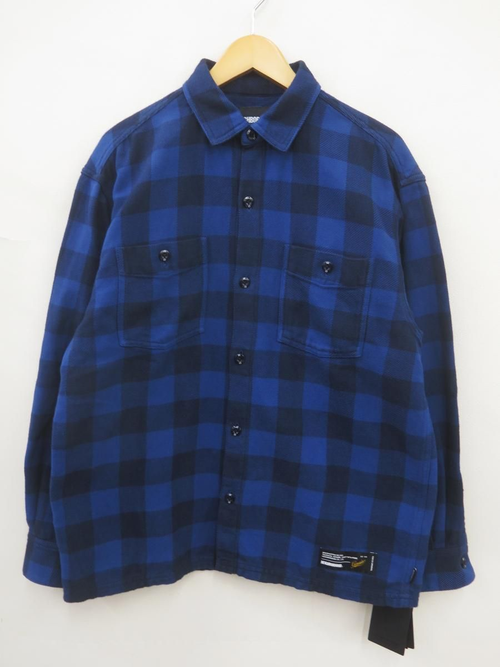 Neighborhood Others 7684 261Aqnh-Shm03 26Ss Garment Dyed Block Check Shirt Ls M