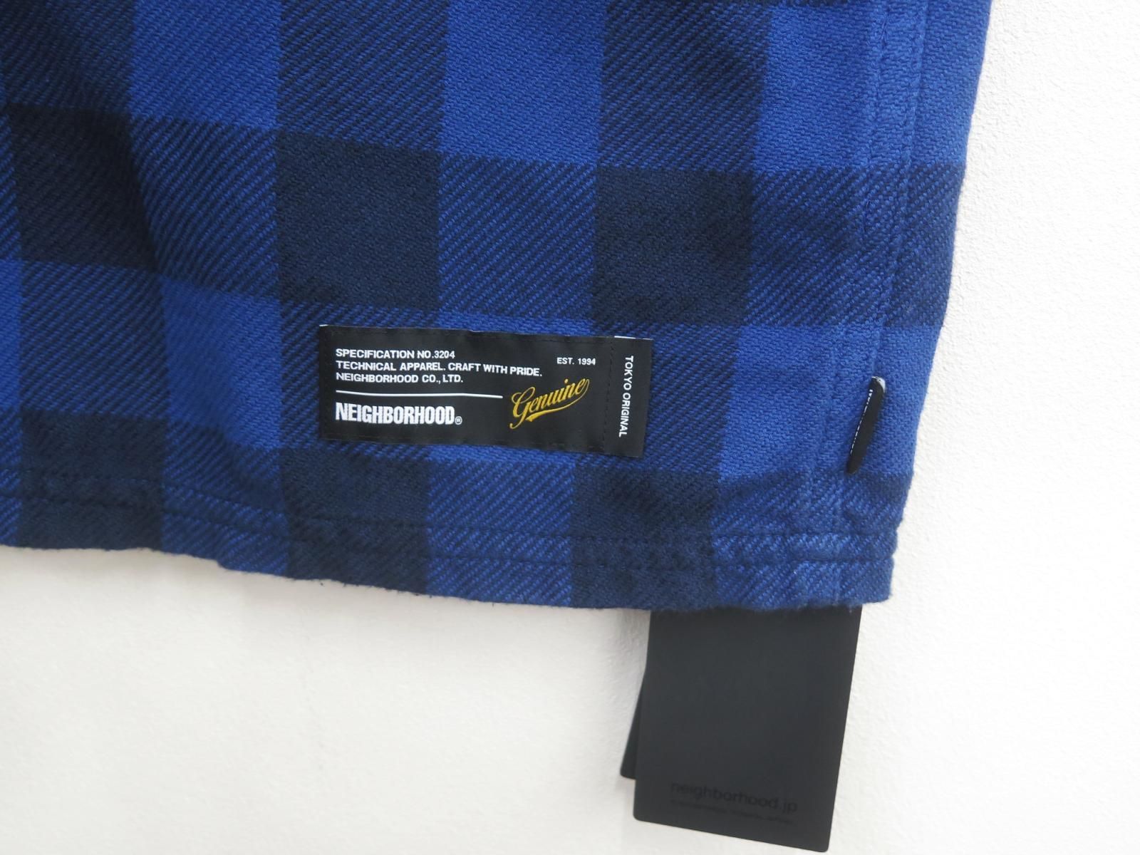 Neighborhood Others 7684 261Aqnh-Shm03 26Ss Garment Dyed Block Check Shirt Ls M