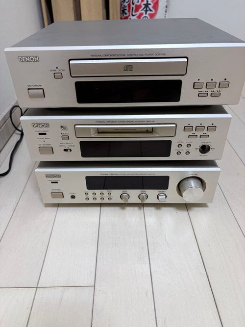 Denon Mini Component Systems F100 Dra-F100 Dmd-F100