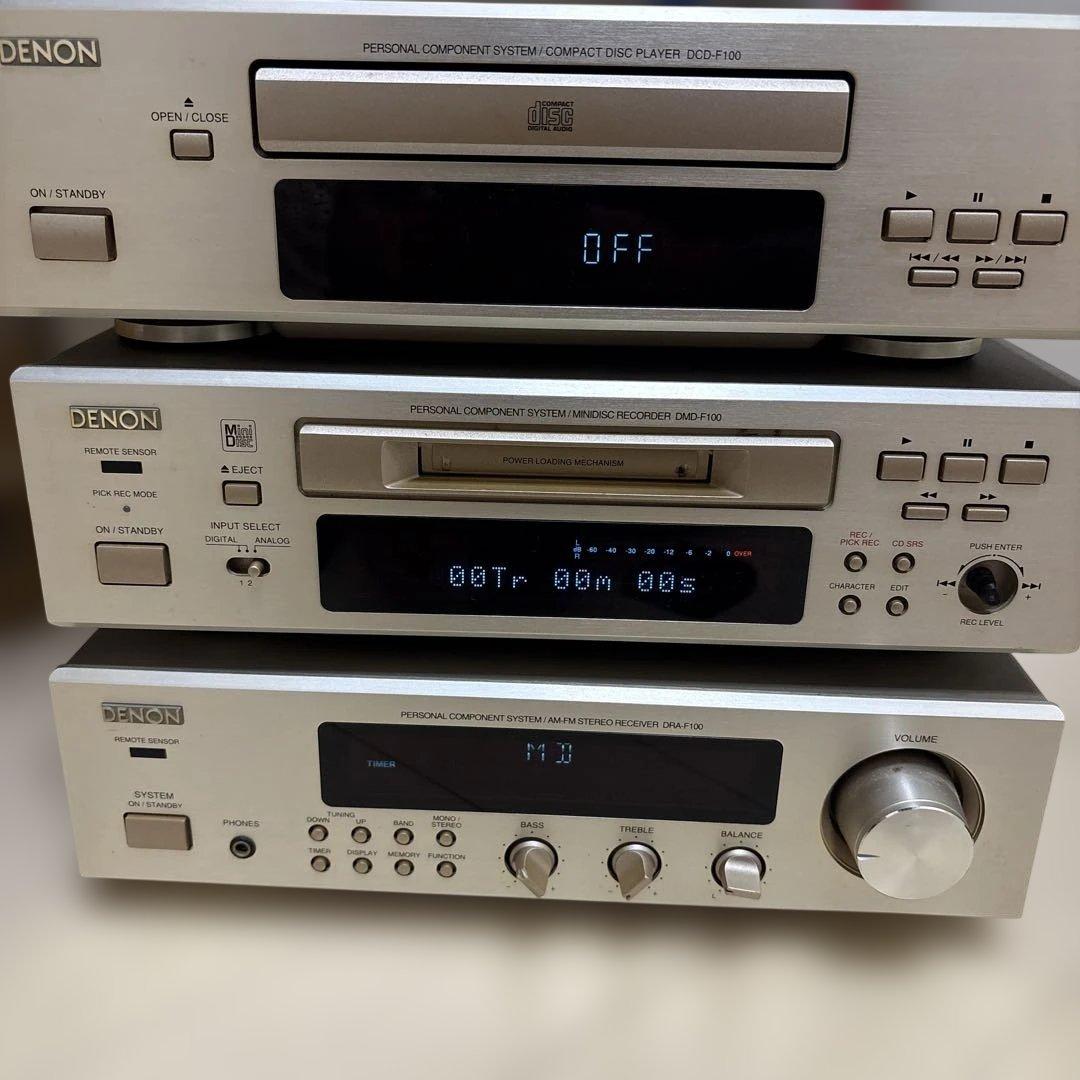 Denon Mini Component Systems F100 Dra-F100 Dmd-F100