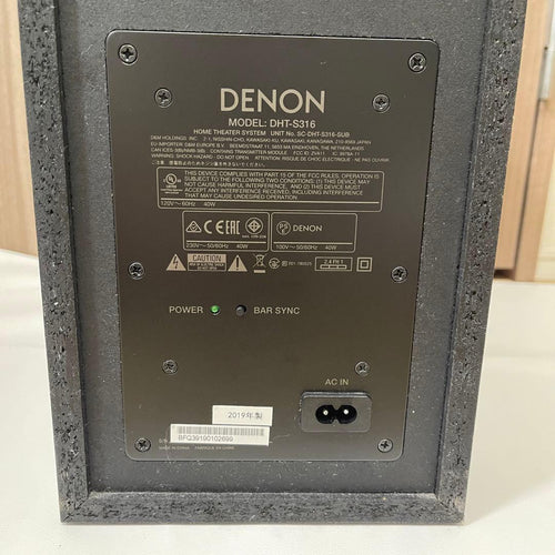 Surround Speakers, Rear Soundbars Denon Dht-316 2019