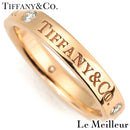 Tiffany Ring Tiffany&Co. T&Co. K18Yg 3P 7.5 Ok